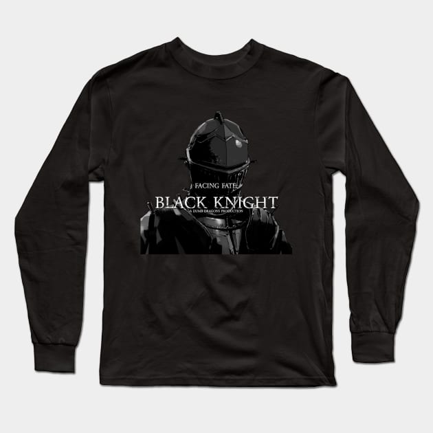 Facing Fate: Black Knight Long Sleeve T-Shirt by Dumb Dragons Productions Store